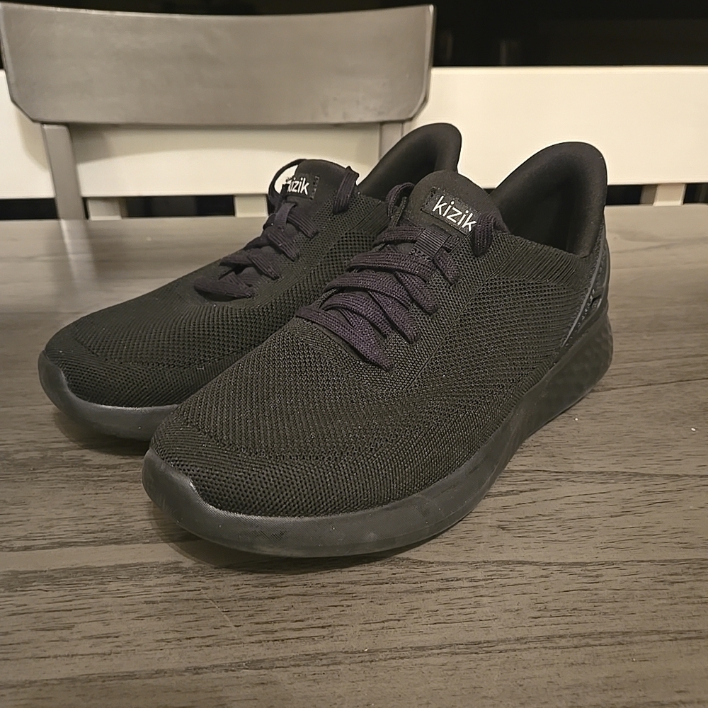 Kizik Men's Black Slip-On Sneakers